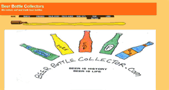 Desktop Screenshot of beerbottlecollector.com