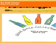 Tablet Screenshot of beerbottlecollector.com